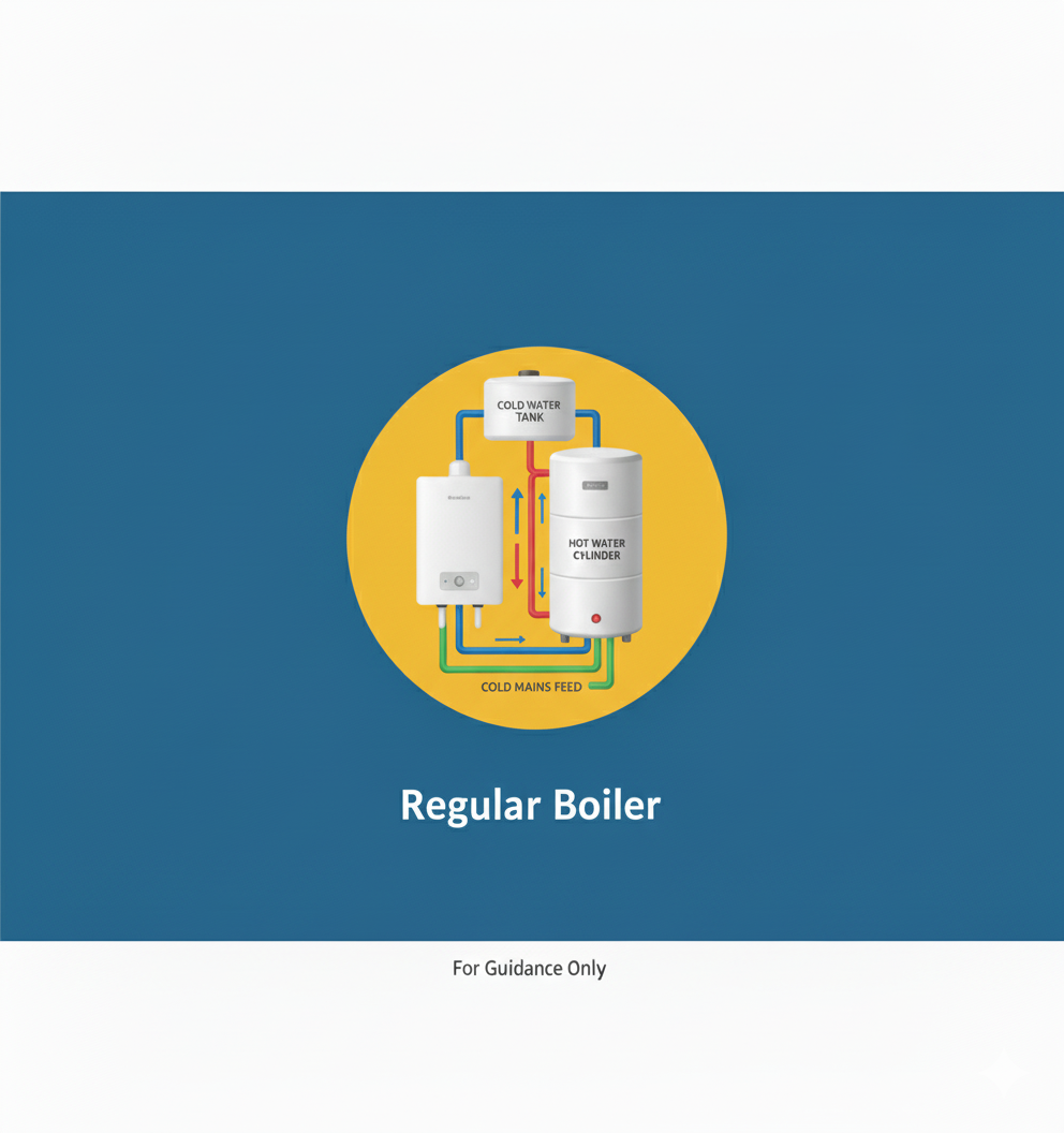 Regular (Conventional) Boiler boiler installation